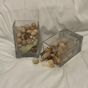 IKEA Decorative Glass Vases with Fillers